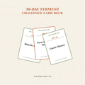 30-Day Ferment Challenge Card Deck